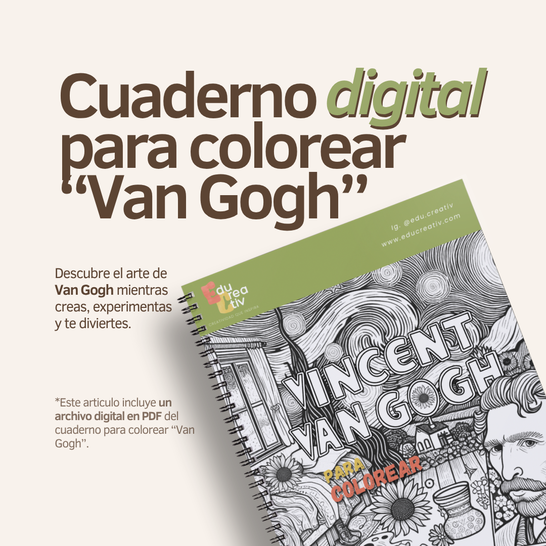 Cuaderno de colorear digital "Van Gogh"
