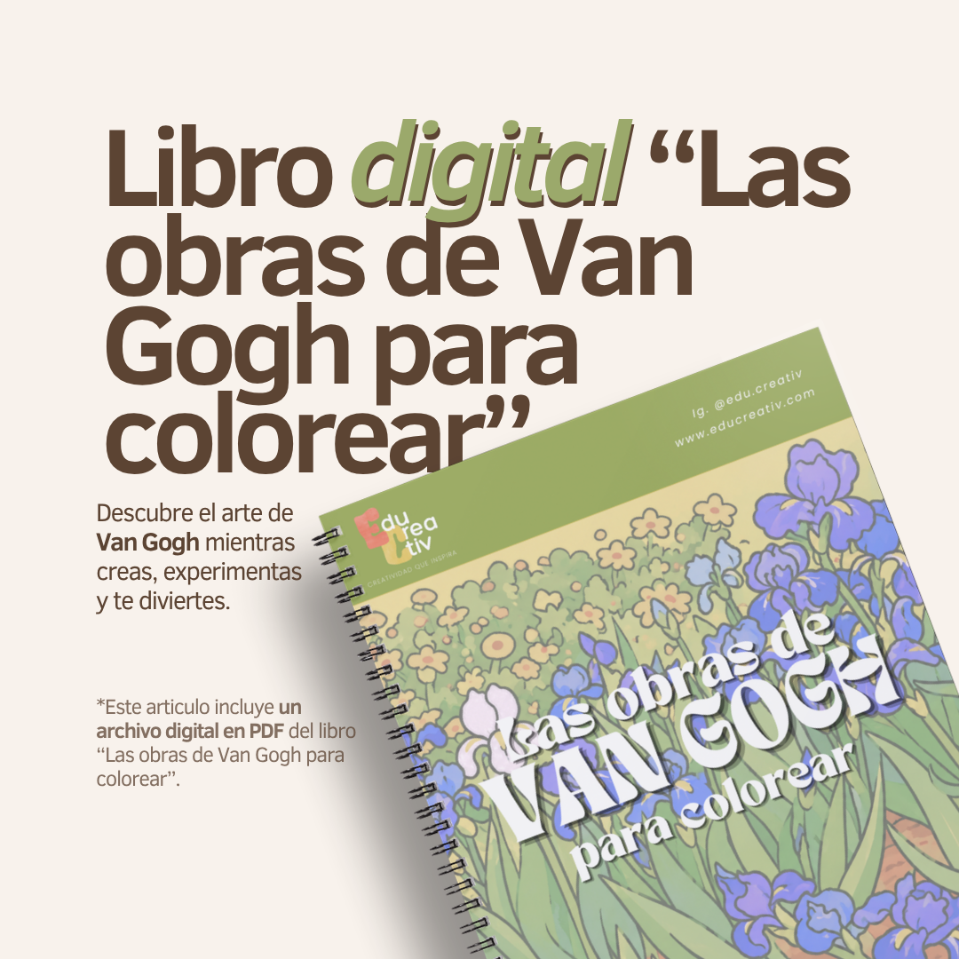 Libro digital “Las obras de Van Gogh para colorear”