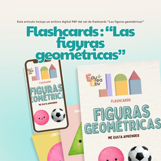 Set de flashcards DIGITAL: Figuras geométricas