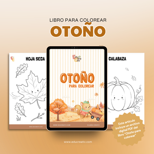 Libro DIGITAL "Otoño para colorear"