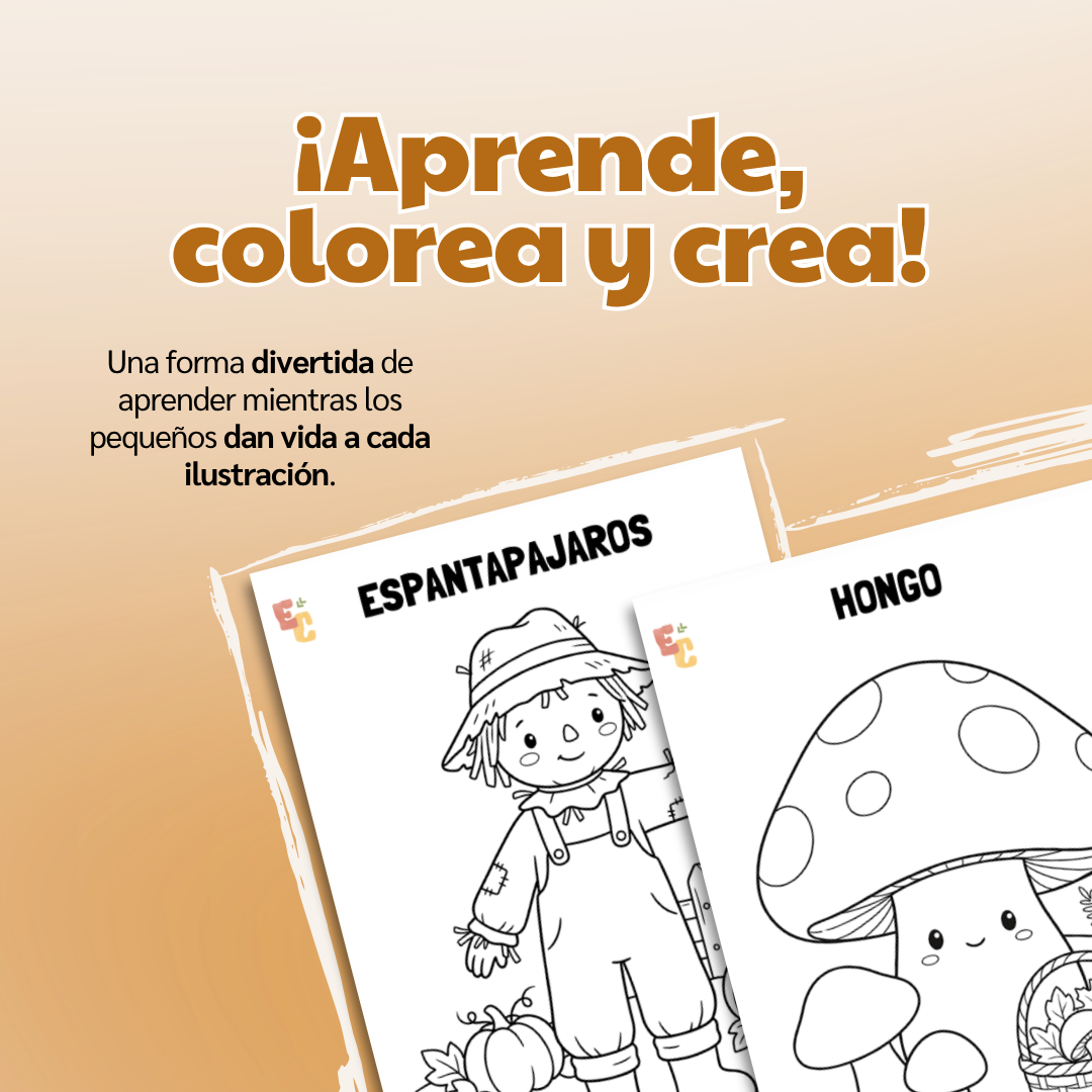 Libro DIGITAL "Otoño para colorear"