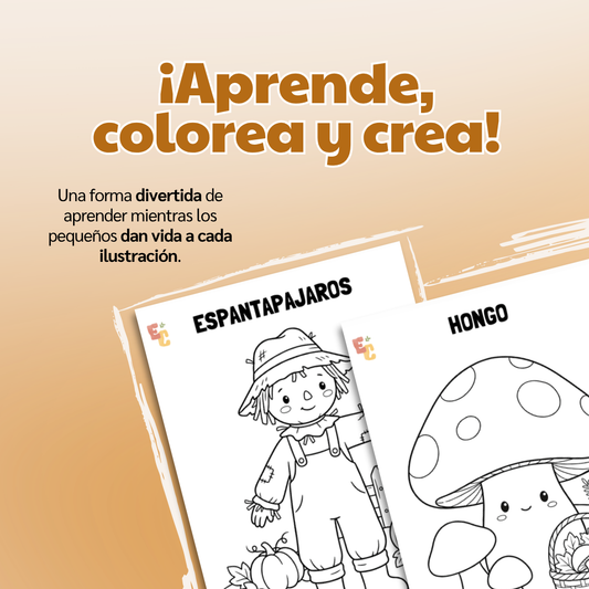 Libro DIGITAL "Otoño para colorear"