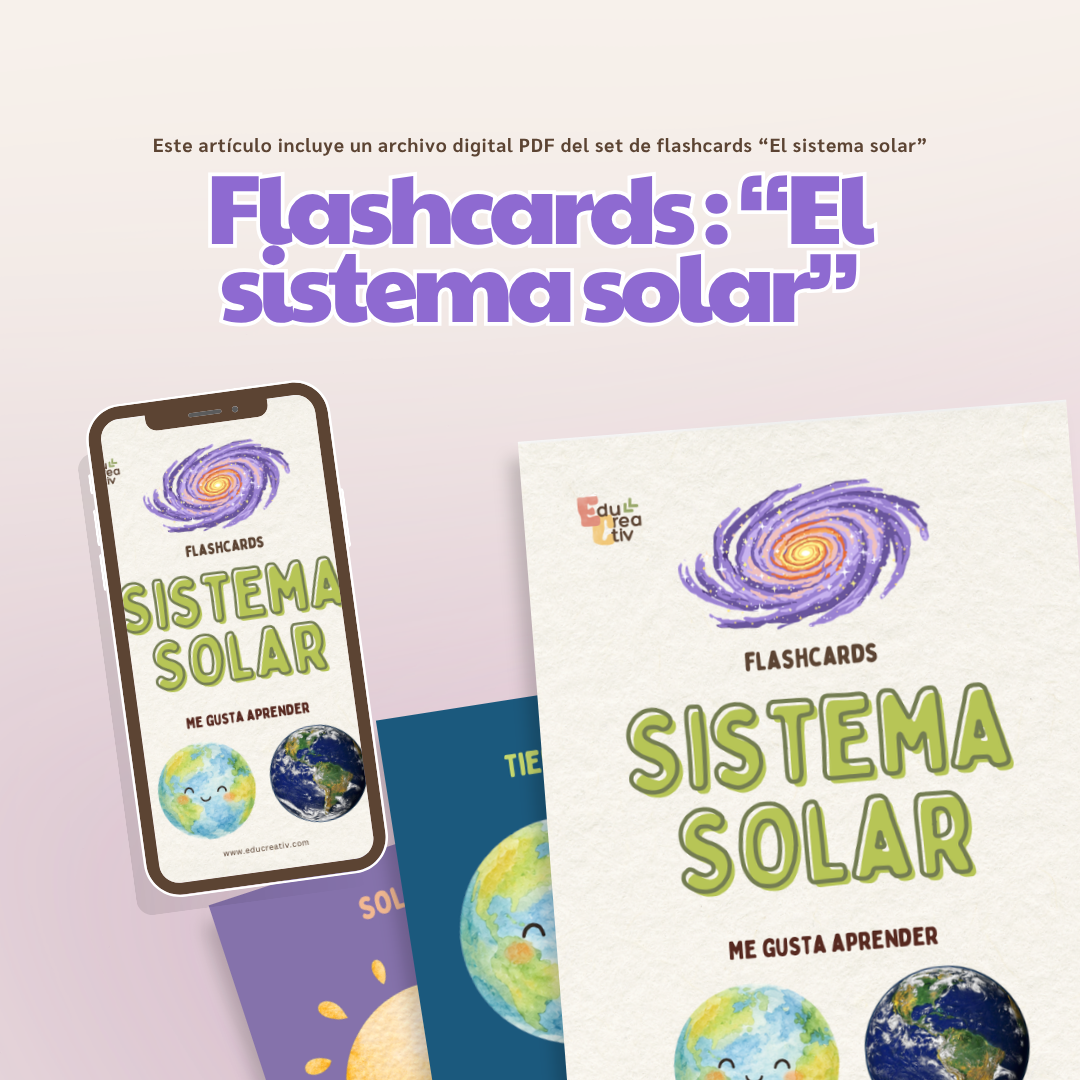 Set de flashcards DIGITAL: El sistema solar