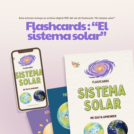 Set de flashcards DIGITAL: El sistema solar