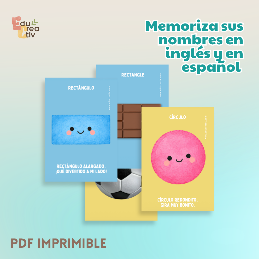 Set de flashcards DIGITAL: Figuras geométricas