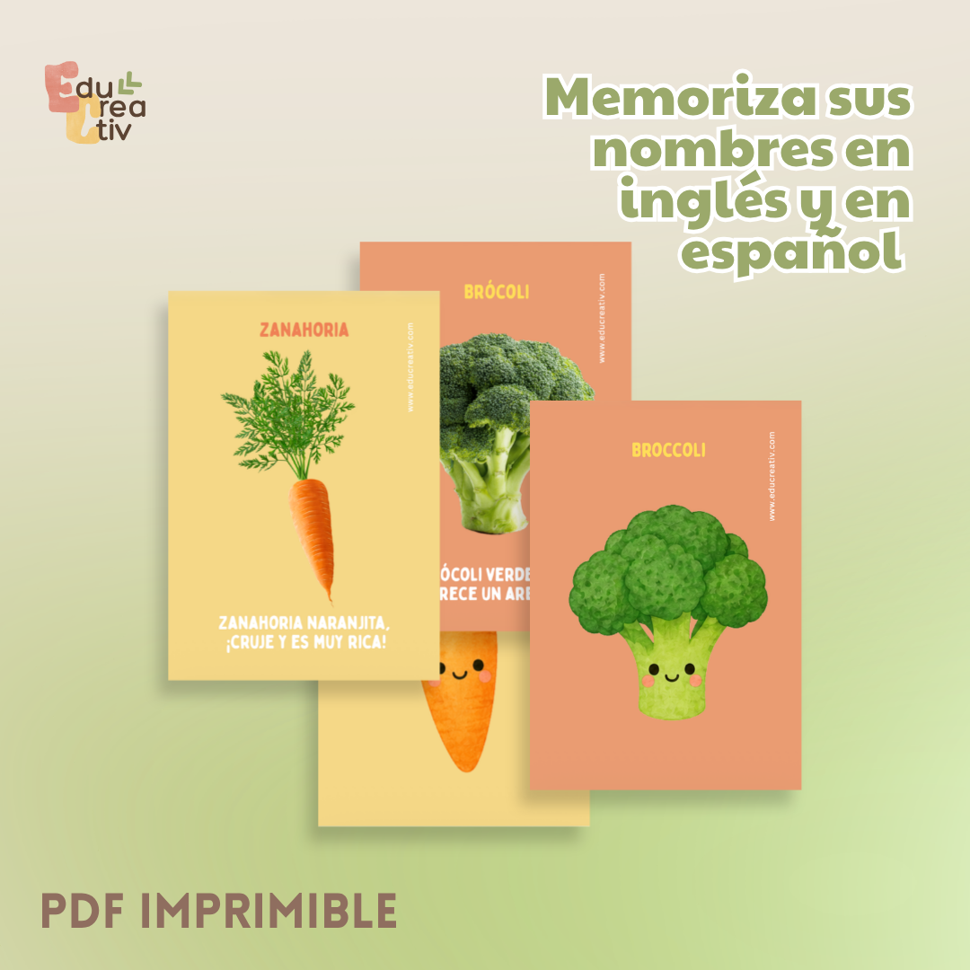 Set de flashcards DIGITAL: Verduras