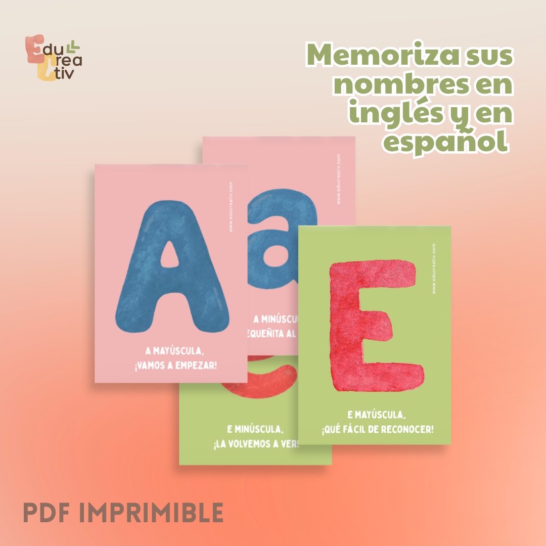 Set de flashcards DIGITAL: Las vocales