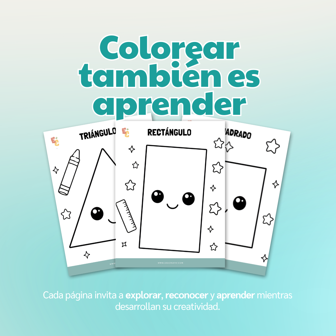 Libro DIGITAL "Figuras geométricas para colorear"