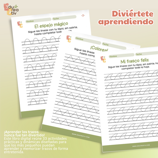 Libro DIGITAL "33 actividades: Trazos"