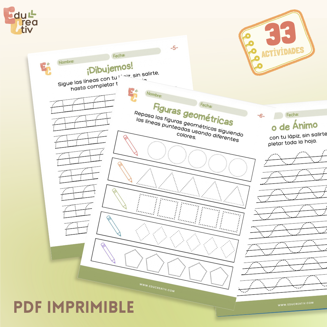 Libro DIGITAL "33 actividades: Trazos"