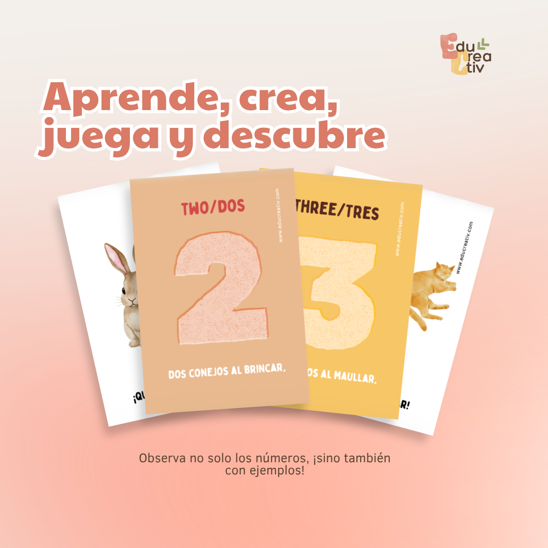 Set de flashcards DIGITAL: Los números