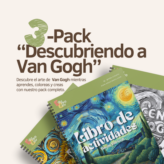 3-pack "Descubriendo a Van Gogh"