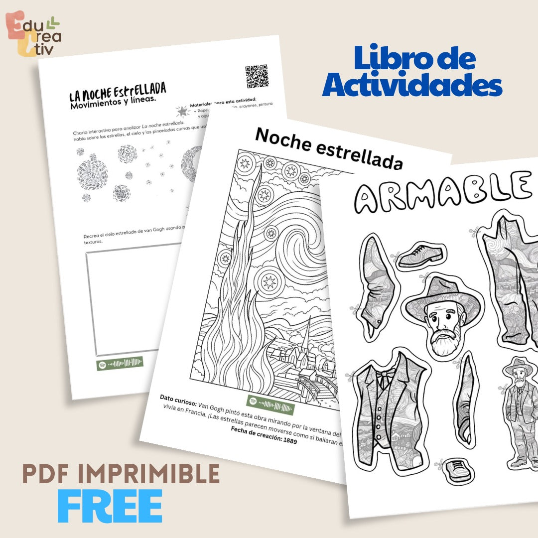 Actividad de Van Gogh FREE